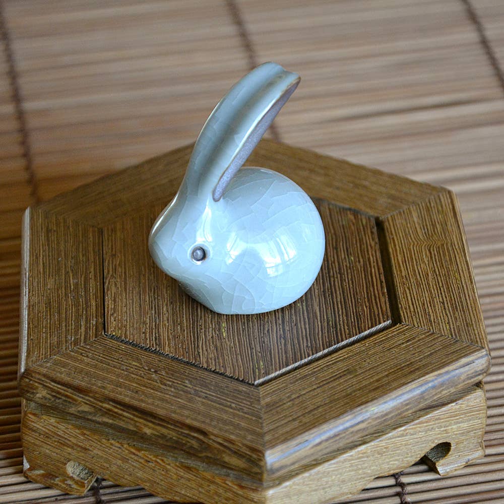 Tea soul - Ceramic Rabbit Tea Figurine
