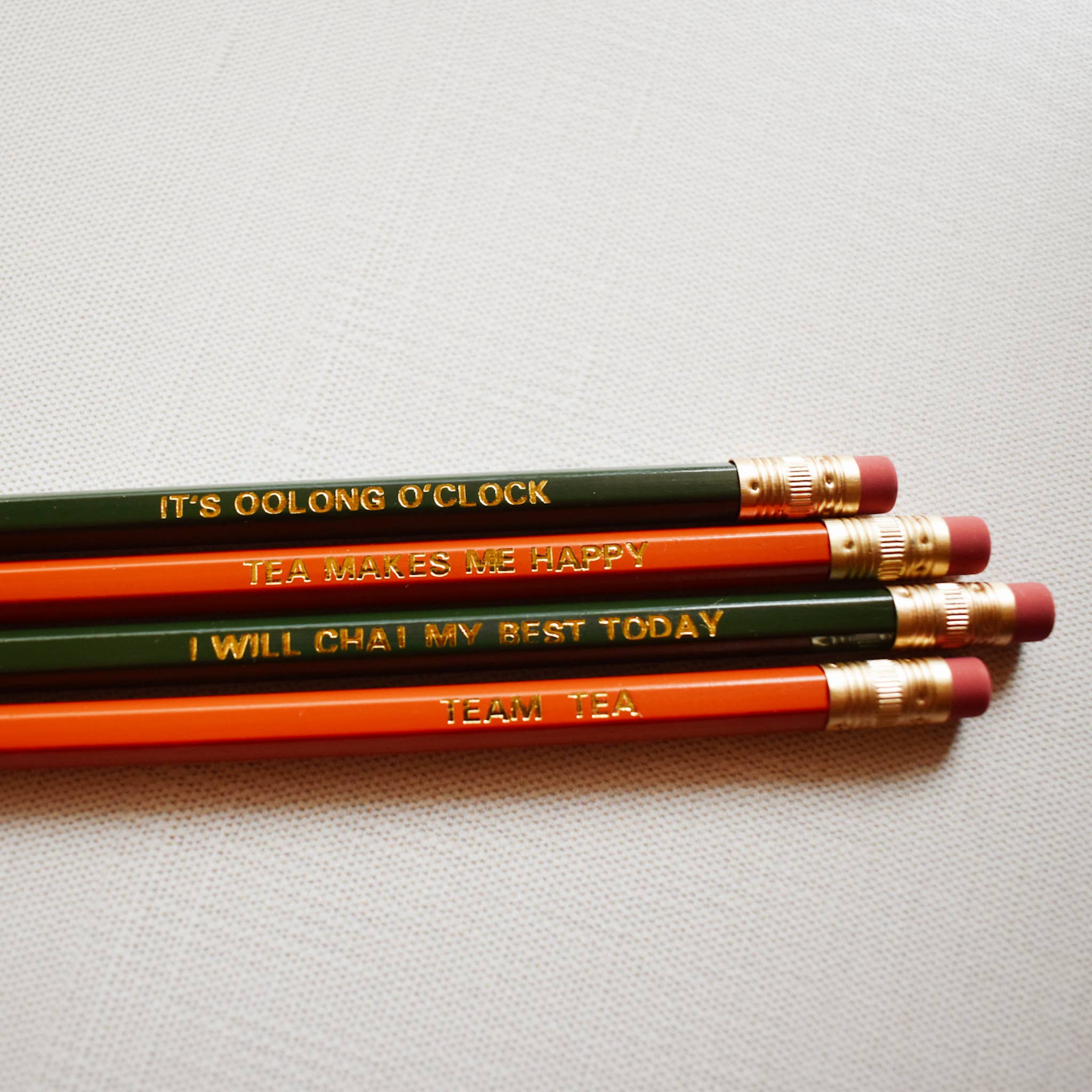 Tea Themed Pencil Set