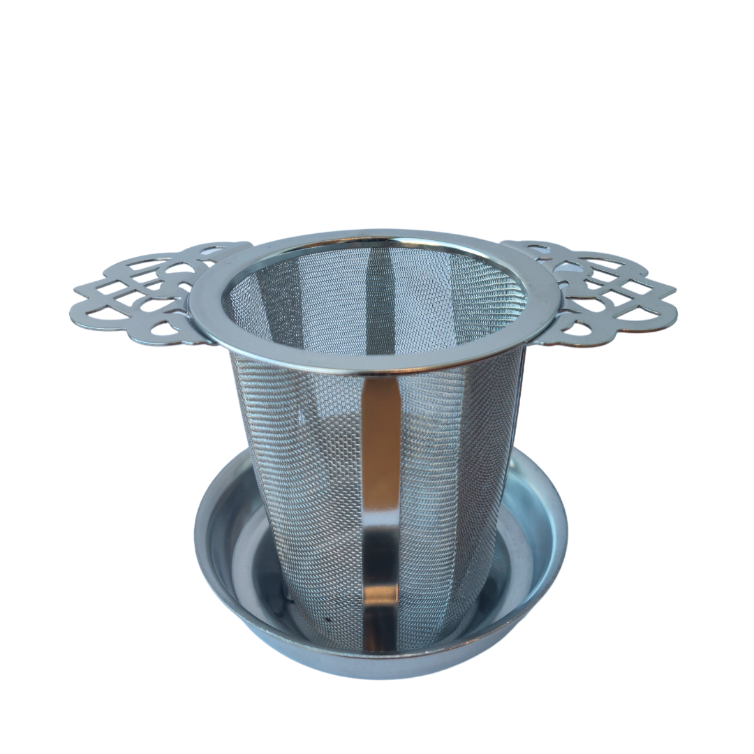 ChaCult Stainless Steel Strainer with Rest