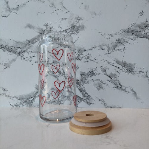Heart Glass with Lid