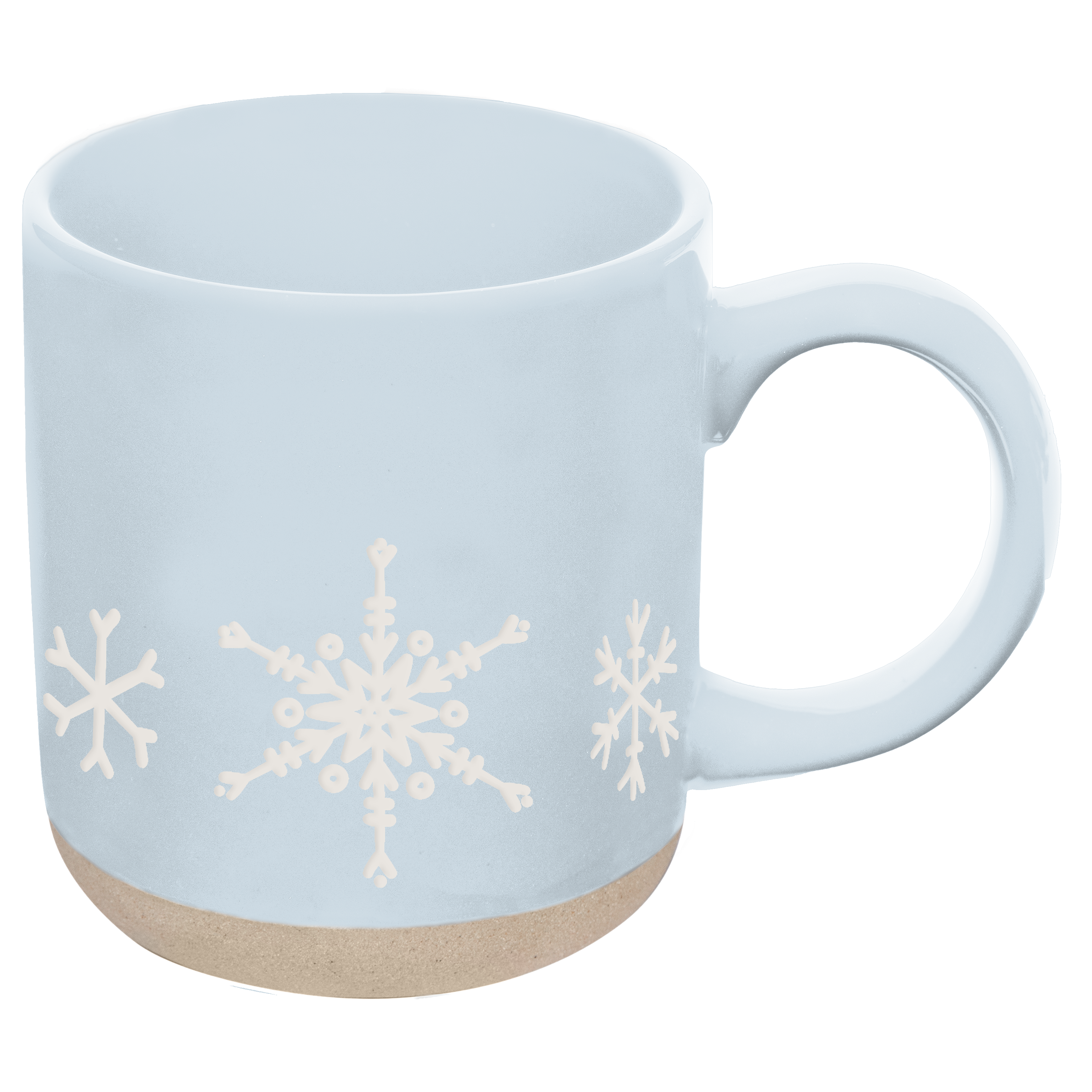 Snowflake Stoneware Mug