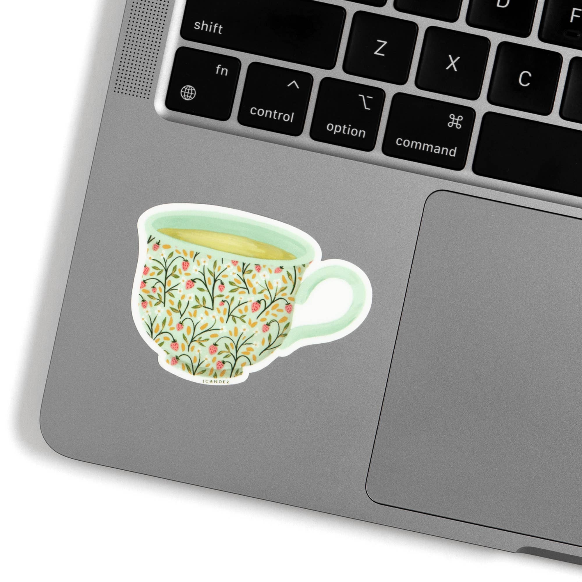 Strawberry Meadow Teacup Sticker