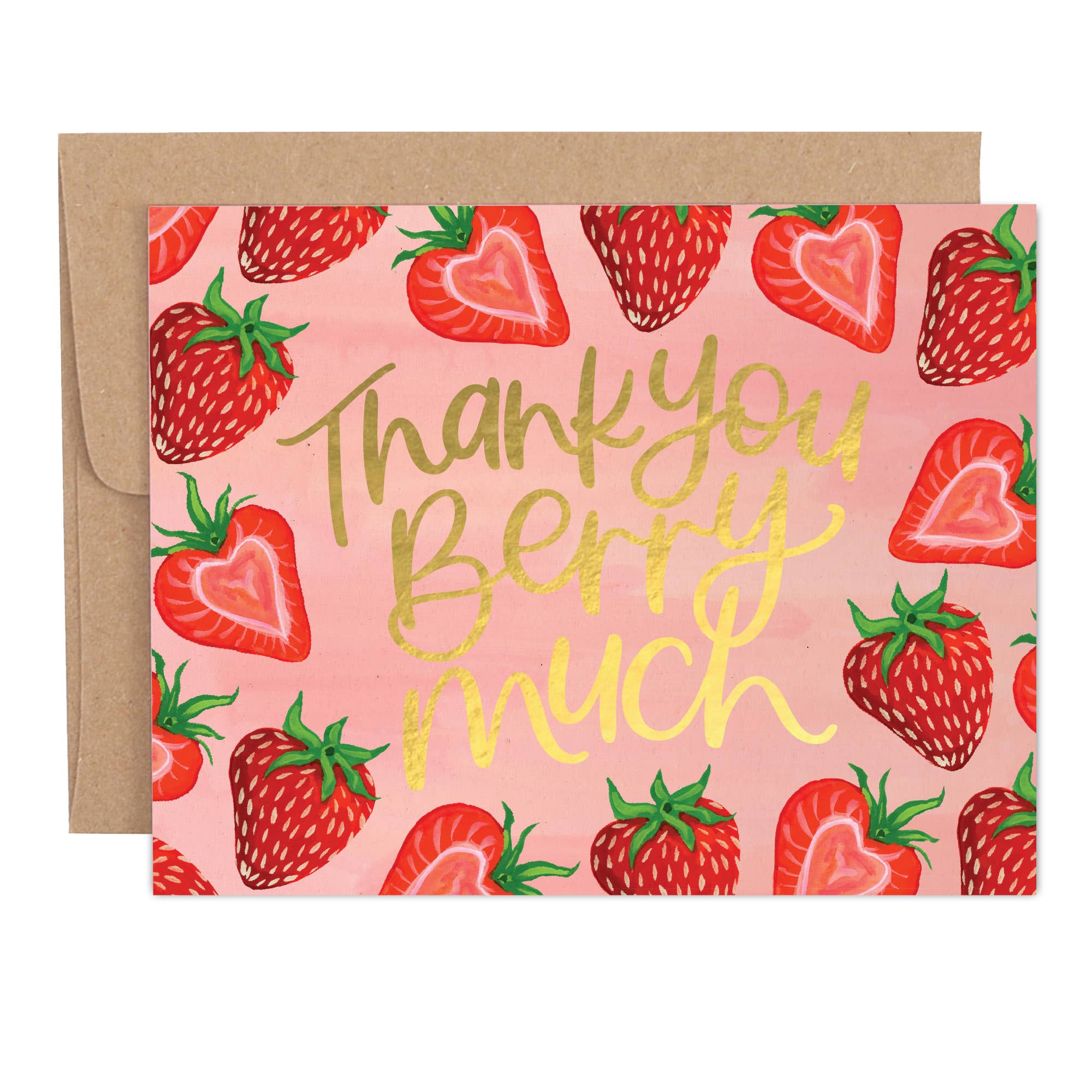 Thank You Berry Much Greeting Card