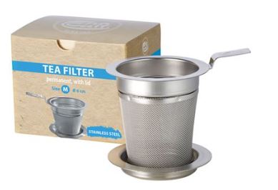 Stainless Steel Infuser Single Handle Strainer