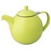 TeaLula 45 oz Curve lime green Teapot glossy surface with lid