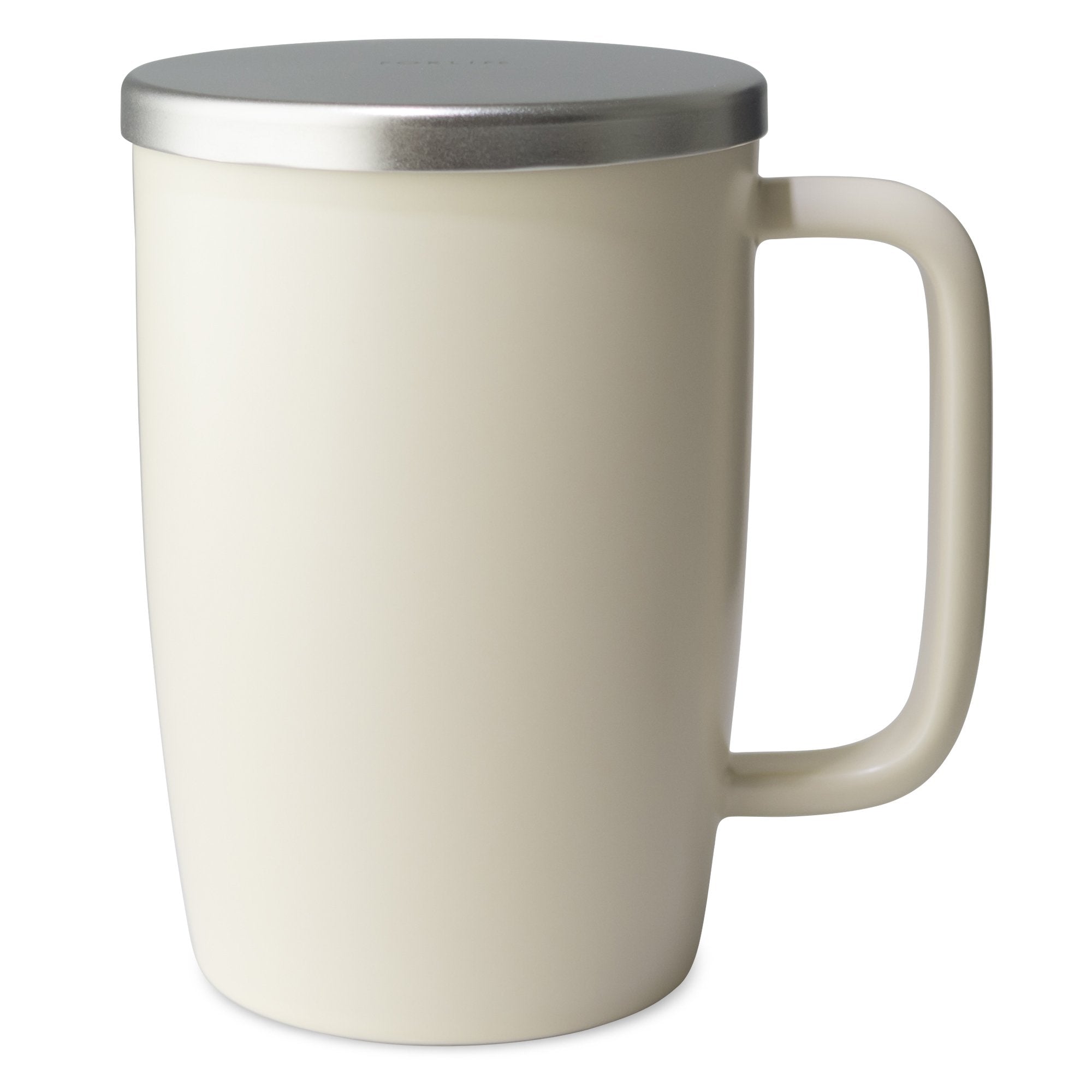 Large Ceramic Travel Mug With Handle Lid and Tea Infuser, 24 Oz