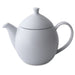 TeaLula 32 oz lavender mist colored satin finish curve Dew Teapot with large thin curve handle and detachable tea pot lid