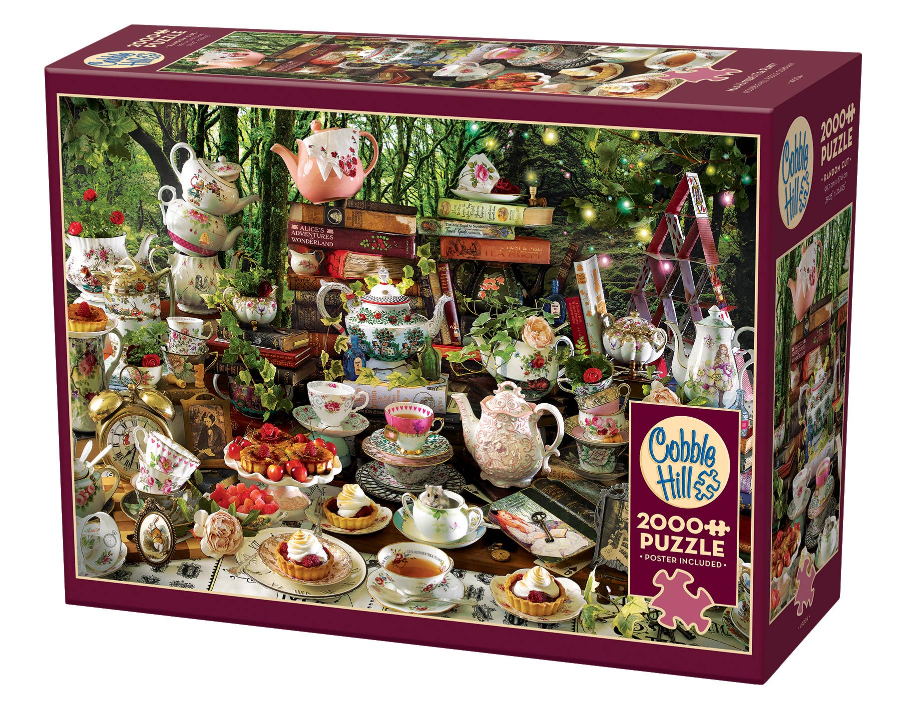 Outset Games and Cobble Hill Puzzles - Mad Hatter's Tea Party 2000pc puzzle