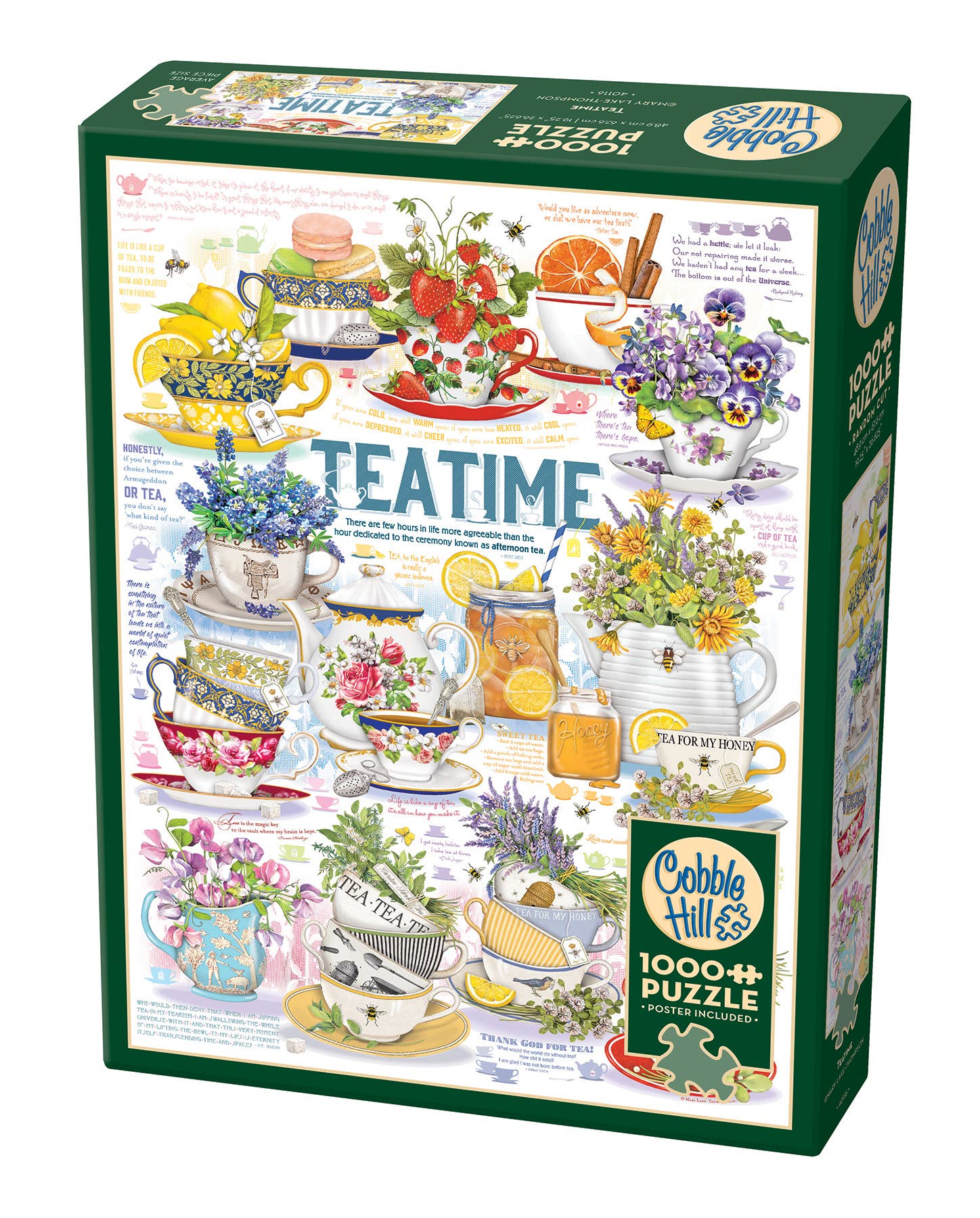 Outset Games and Cobble Hill Puzzles - Tea Time 1000pc puzzle